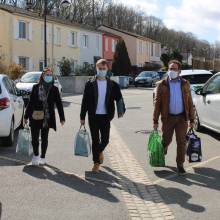 Distribution à domicile des colis gourmands des + 80 ans