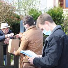 Distribution à domicile des colis gourmands des + 80 ans