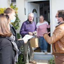 Distribution à domicile des colis gourmands des + 80 ans