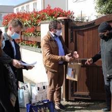 Distribution à domicile des colis gourmands des + 80 ans