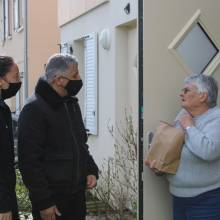 Distribution à domicile des colis gourmands des + 80 ans