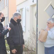 Distribution à domicile des colis gourmands des + 80 ans