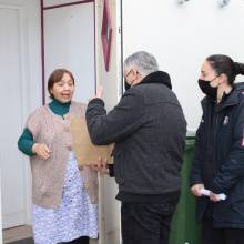 Distribution à domicile des colis gourmands des + 80 ans