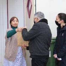 Distribution à domicile des colis gourmands des + 80 ans