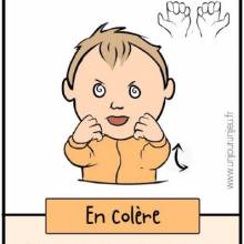 Petit mot pour les émotions : En colère