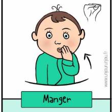 Petit mot pour le repas : Manger