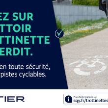 Circuler sur un trottoir en trottinette est interdit 