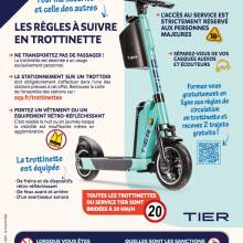 Les règles à suivre en trotinette