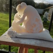 sculpture en albatre