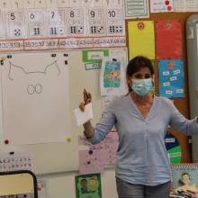 Lirenval : visite de l’illustratrice Marianne Barcilon à l'école Corot