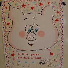 Lirenval : visite de l’illustratrice Marianne Barcilon à l'école Corot