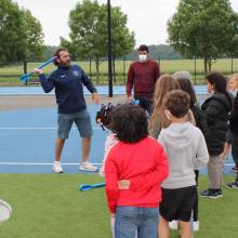 Les enfants de Gide et de Bouskidou ont été s'amuser sur la Plaine de Chevincourt 