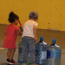 Le village des tout-petits au Gymnase Auguste Delaune