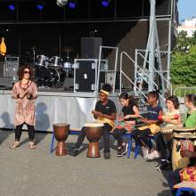 Restitution du stage de danse et percussions africaines