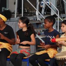Restitution du stage de danse et percussions africaines