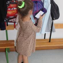 Remise des gourdes dans les écoles