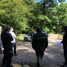 Les forestiers partent à la rencontre des usagers de la forêt de Port-Royal