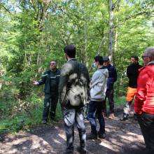Les forestiers partent à la rencontre des usagers de la forêt de Port-Royal