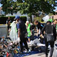 World Clean Up Day à Magny-les-Hameaux : ramassage des déchets