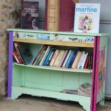 Boîte à livres située à Villeneuve