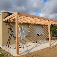 Les travaux se poursuivent sur les terrains de pétanque