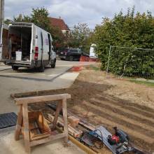 Les travaux se poursuivent sur les terrains de pétanque