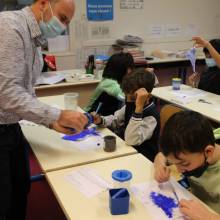 Liberté, j’écris ton nom ! Atelier artistique avec Franck Legendre Classe de CM2 Ecole Saint Exupéry