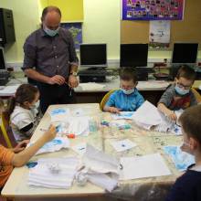 Liberté, j’écris ton nom ! Atelier artistique avec Franck Legendre Classes l'Ecole Rosa Bonheur