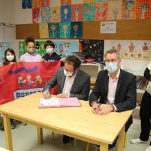 Signature de cette charte du passeport du civisme