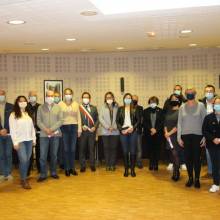 Photo de groupe des médaillés 2020