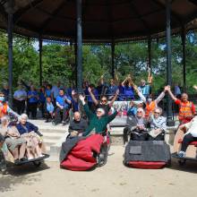 Concert du 1er août 2021 donné au profit de l'association A Vélo Sans Age à l'occasion de l'évènement "La grande évasion"
