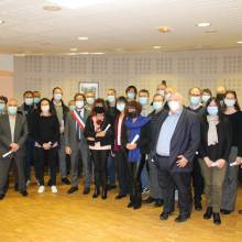 Photo de groupe des médaillés 2021