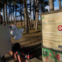 Nouvelle signalétique de promotion des bonnes pratiques d'utilisation du skatepark