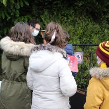 Distribution de chocolats