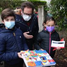 Distribution de chocolats