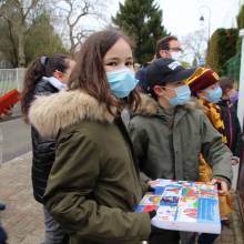 Distribution de chocolats
