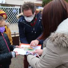 Distribution de chocolats