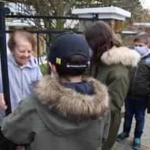 Distribution de chocolats