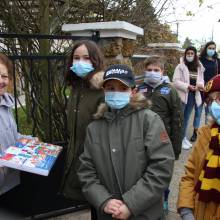 Distribution de chocolats