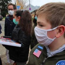 Distribution de chocolats
