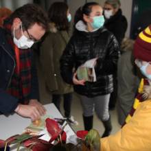 Distribution de chocolats