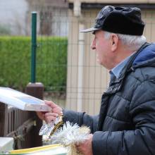Distribution de chocolats