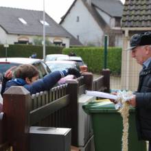 Distribution de chocolats