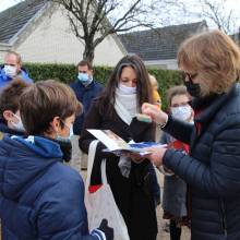 Distribution de chocolats