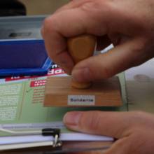 Distribution de chocolats