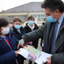 Distribution de chocolats