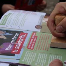 Distribution de chocolats