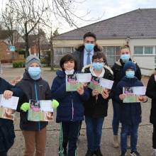 Distribution de chocolats