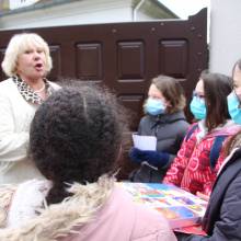 Distribution de chocolats