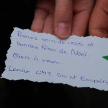 Distribution de chocolats